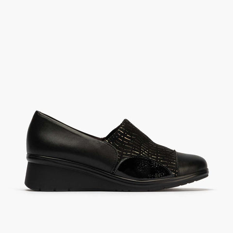 Scarpa nera di lycra nere femminile
