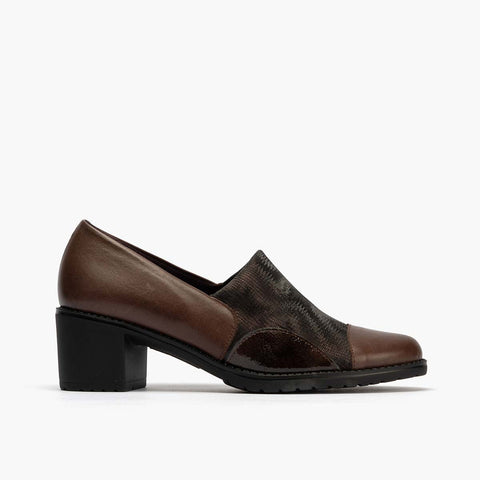Lycra Brown Women's Lycra Shoe