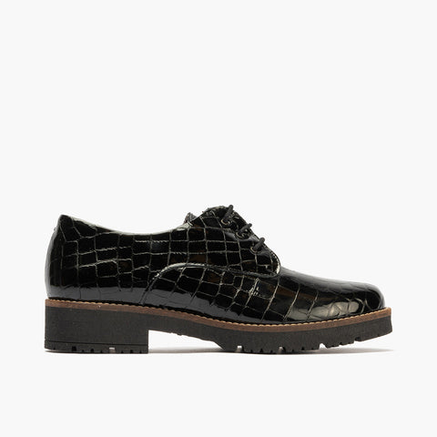 Blucher in Coco Woman Black