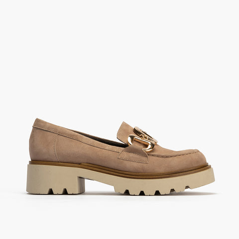 Mocassin en daim de femmes de couleur de couleur