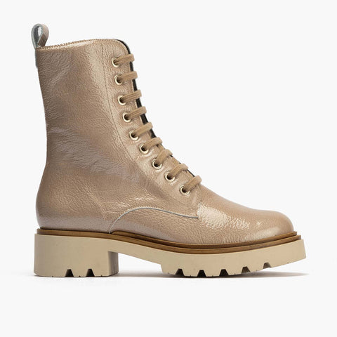 Boot militaire en pierre de couleur de femme brevetée