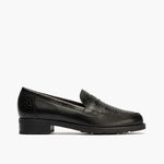Mocassin combiné pour la couleur noire