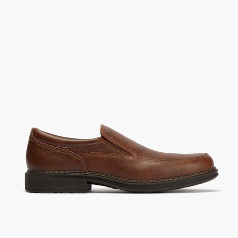 Manoletin masculin avec élastique en cuir leban