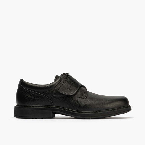 Chaussure Blucher Man avec velcro noir