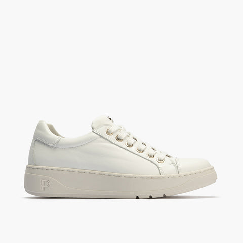 Basket mujer en piel napa BLANCO