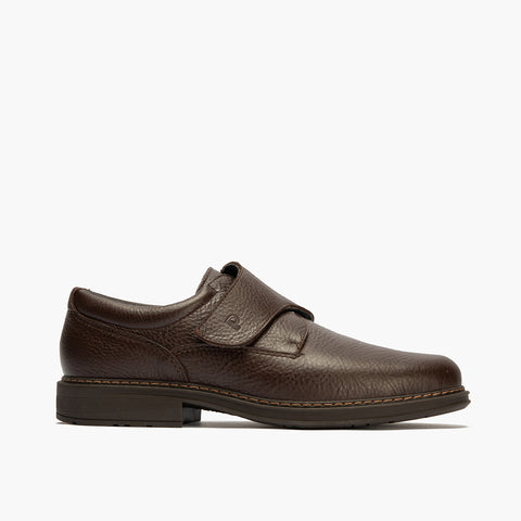 Zapato Blucher Hombre con Velcro Brandy