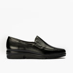 Chaussure mocassin femme coin noir