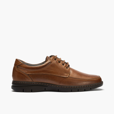 Zapato Blucher Hombre Marrón Claro
