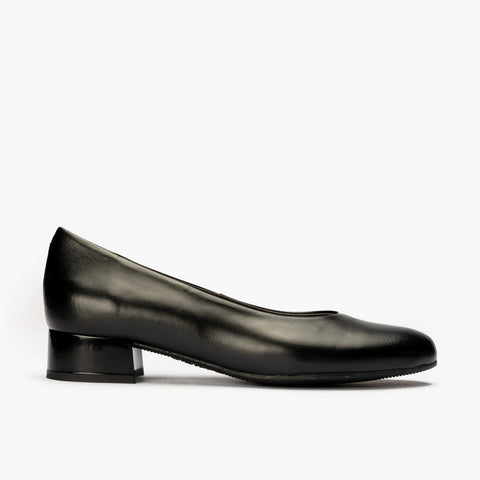 Black Black Heeled Lounge Shoe