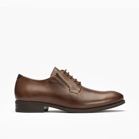 Blucher chaussure brun homme talon
