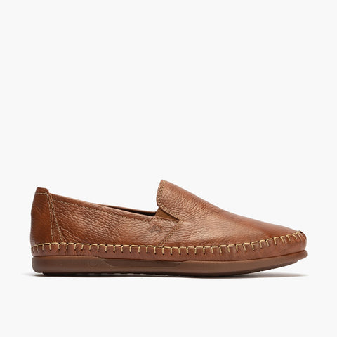 Kiowa glisser sur l'homme marron en cuir