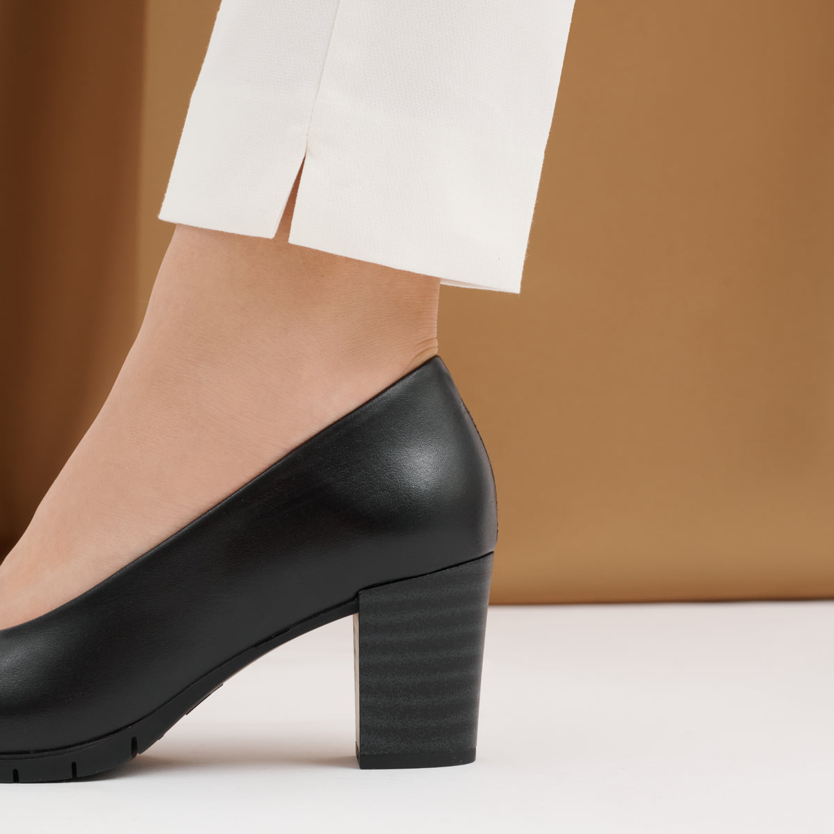 Zapato de Salón Mujer Tacón Alto con Tapas Azul