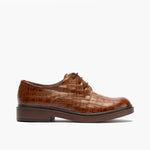 Blucher en Coco con cordones de mujer color cuero