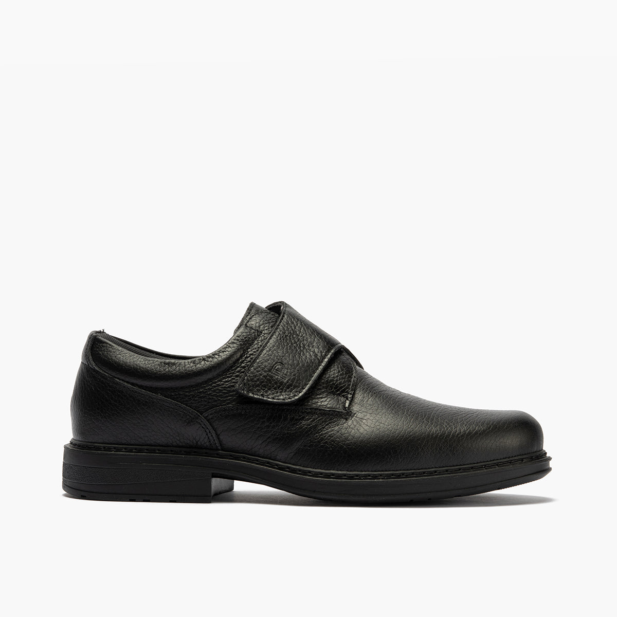 Zapato Blucher Hombre con Velcro Negro