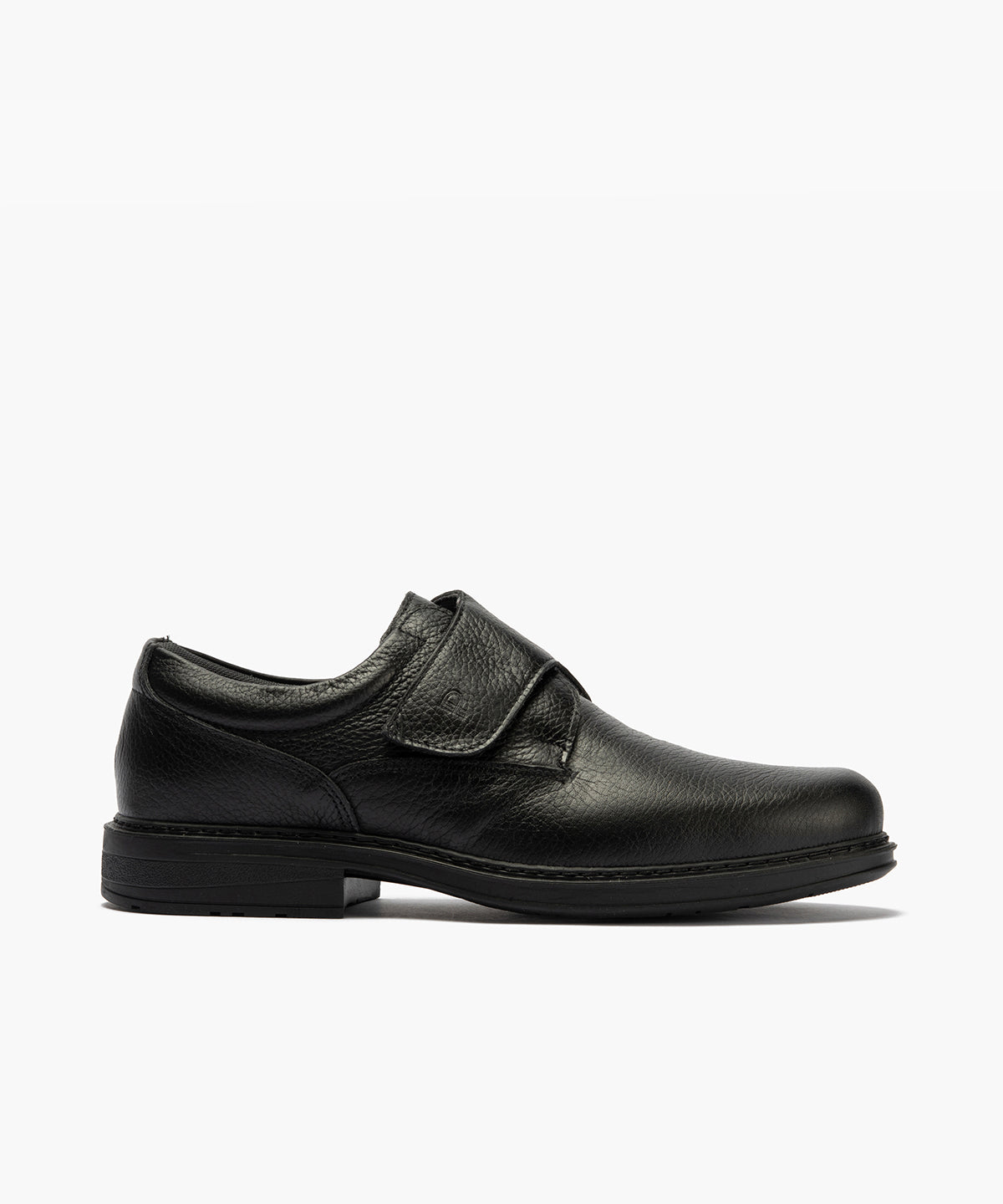 Zapato Blucher Hombre con Velcro Negro