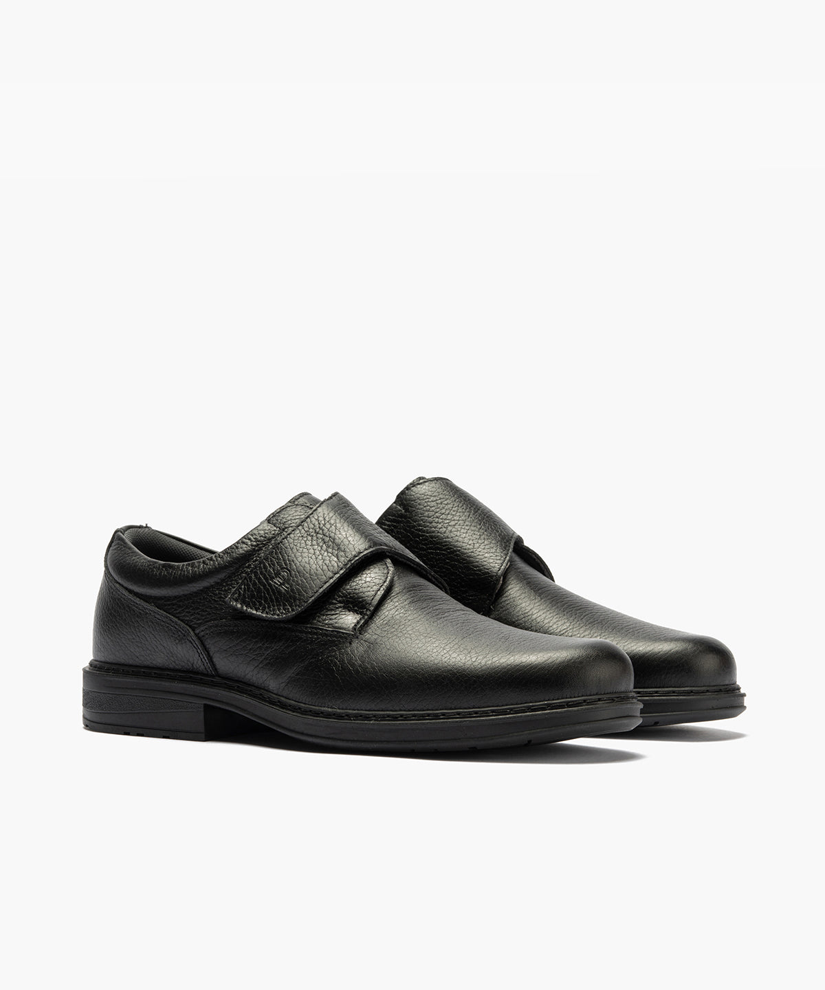 Zapato Blucher Hombre con Velcro Negro