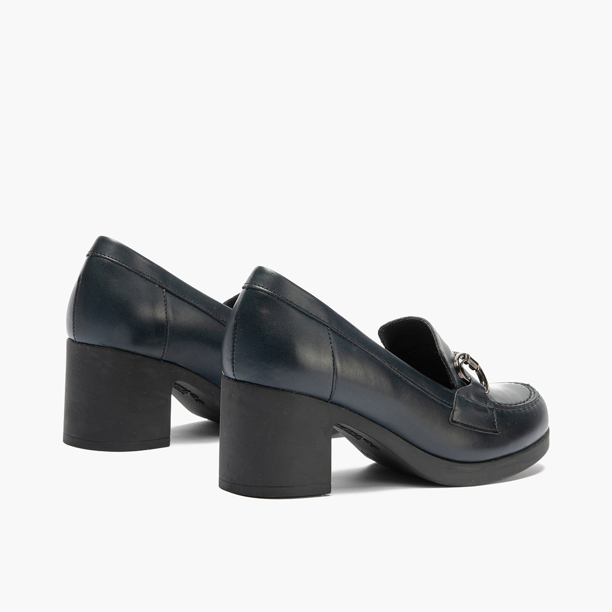 Mocasín en Napa de mujer color marino