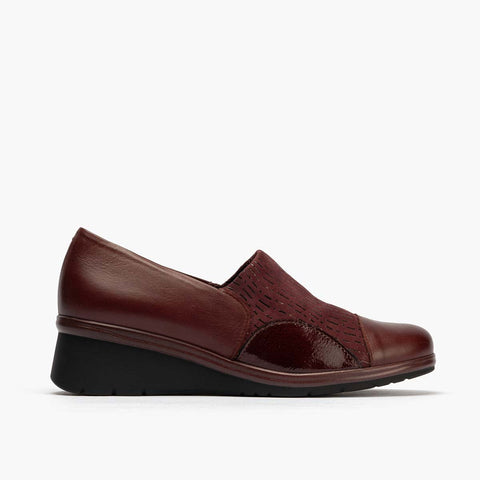 Lycra Burgundy Women's Burgous Shoe