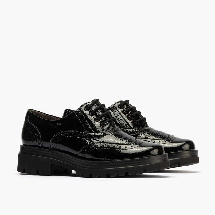 pitillos Zapato Inglés en Charol para mujer color negro En línea