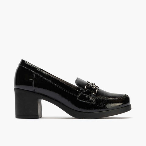 Femme noire mocassin