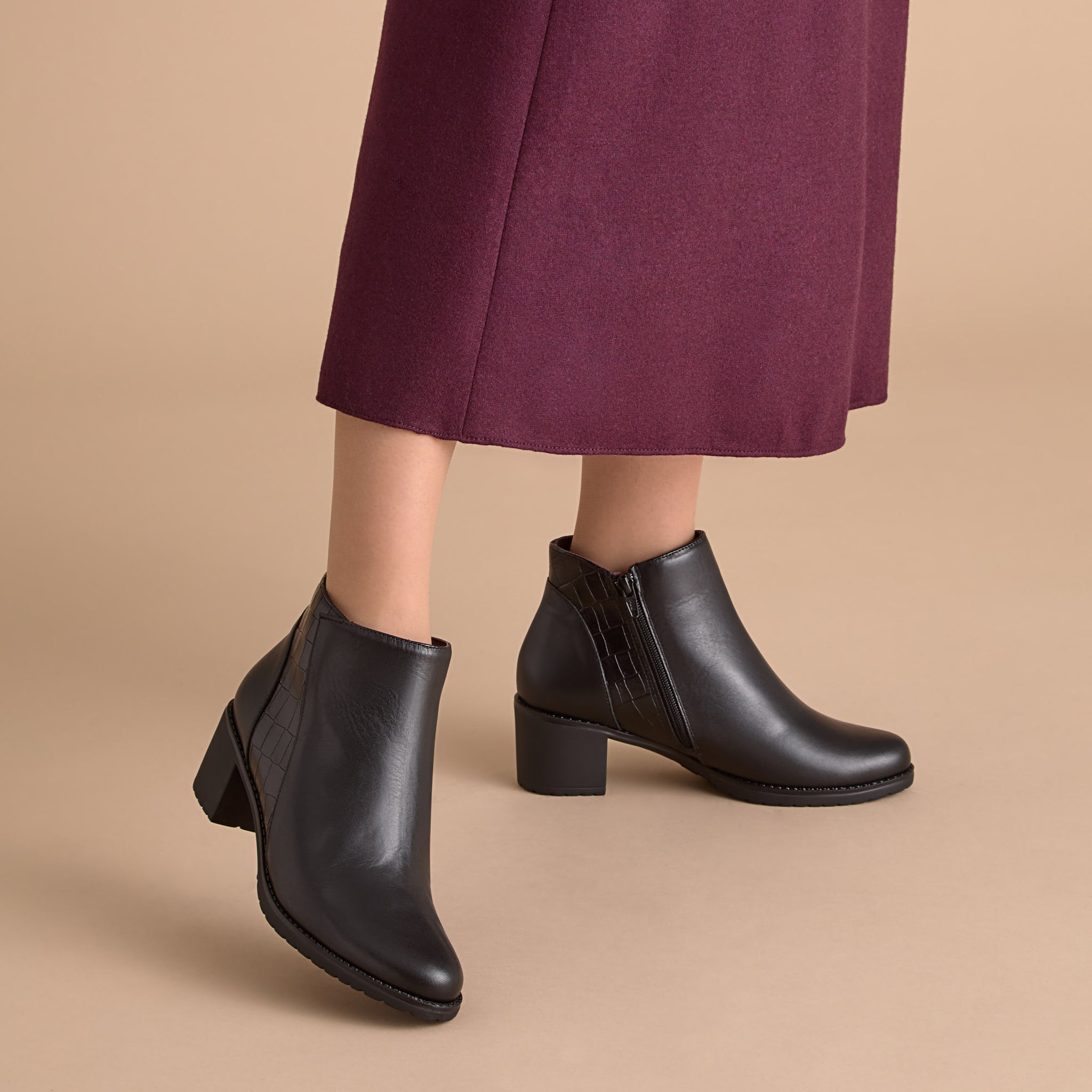 Zapatillas Botines Mujer Botines Negros Invierno Botin De Mujer Color Negro – Calzados Pitillos