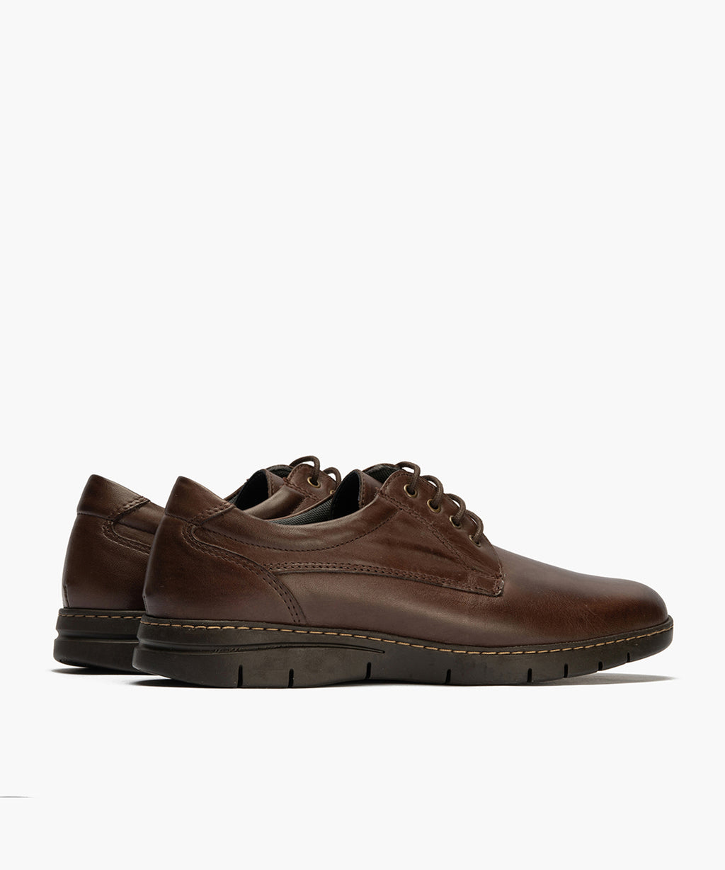 Zapato Blucher con Cordones Hombre Marrón