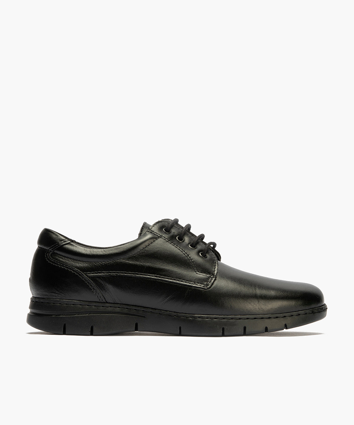 Zapato Blucher con Cordones Hombre Negro