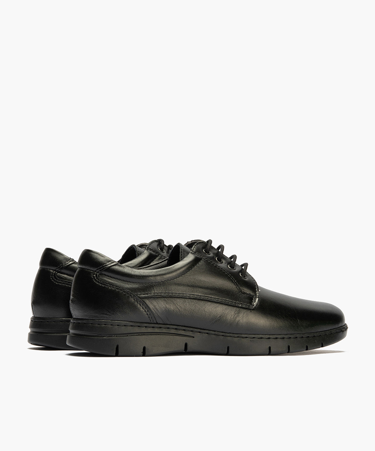 Zapato Blucher con Cordones Hombre Negro