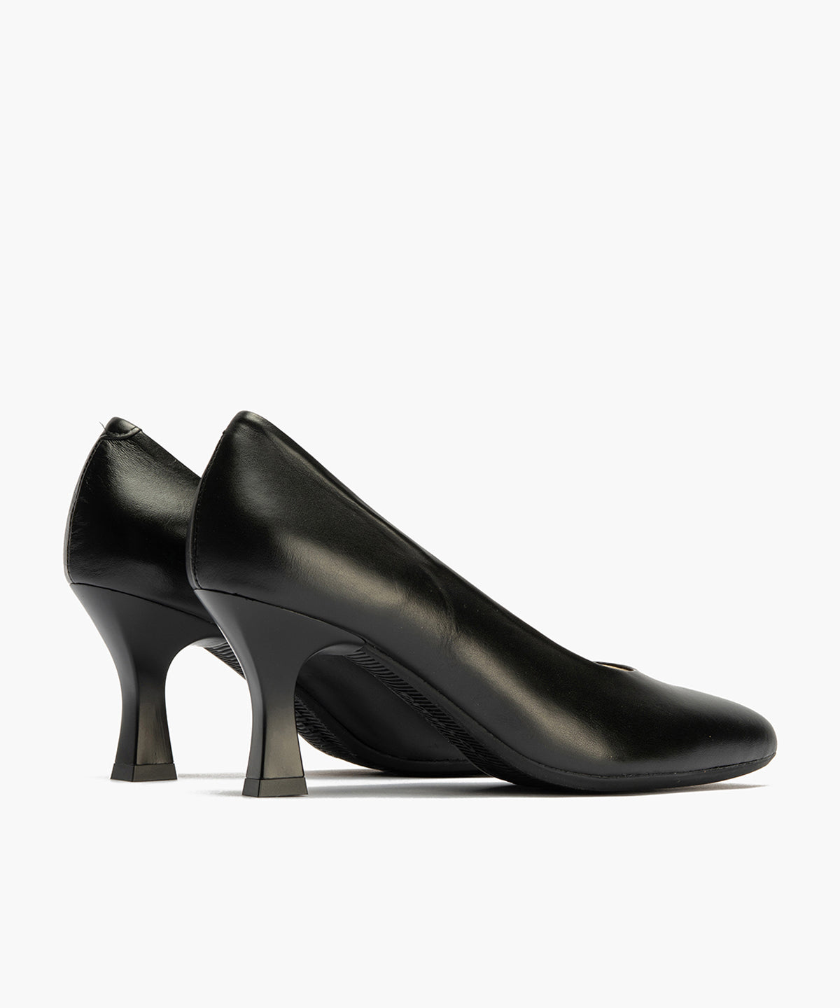 Zapato de Salón Tacón Alto Piel Negro