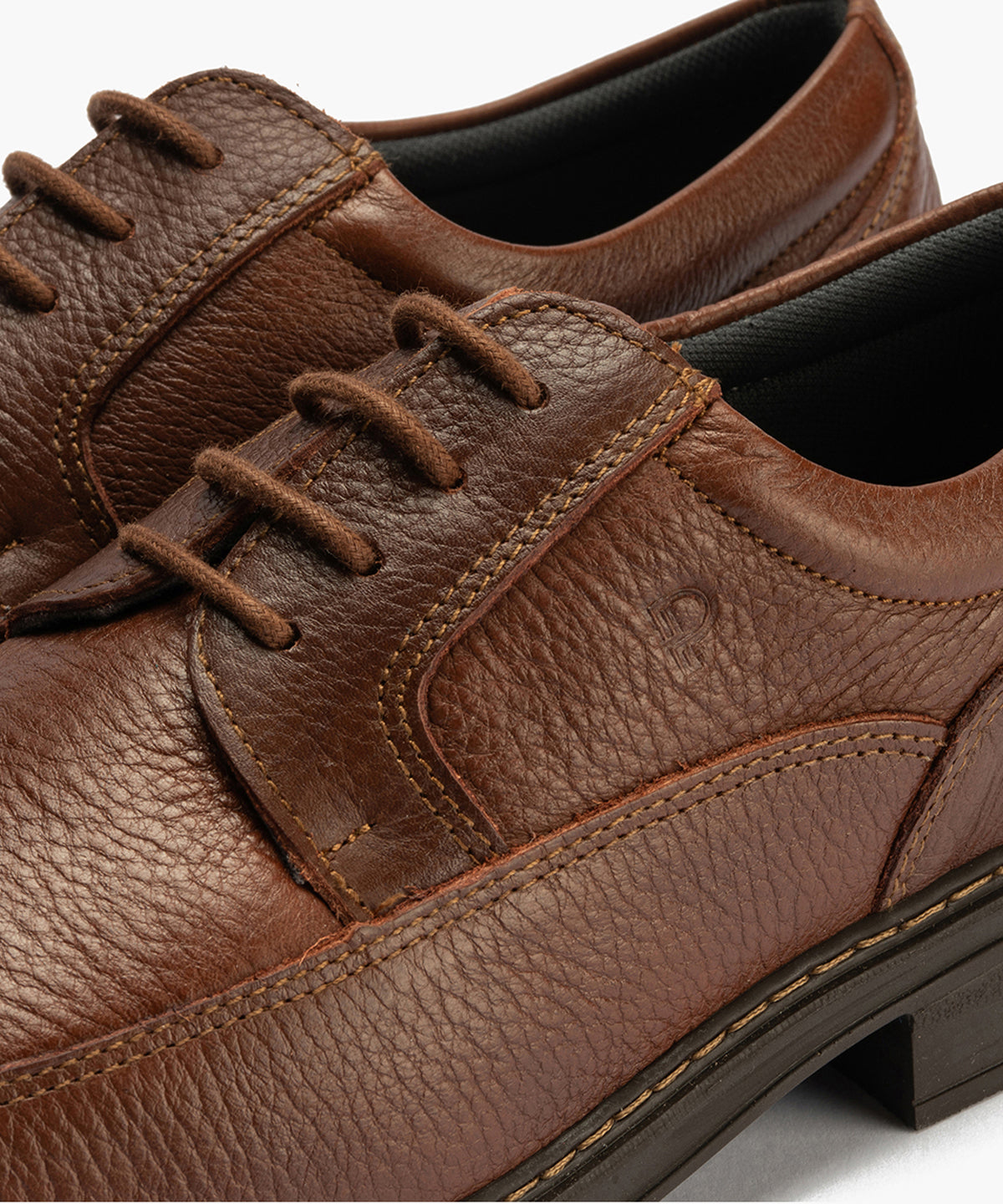 Zapato Blucher Hombre con Piel Bombeada Líbano