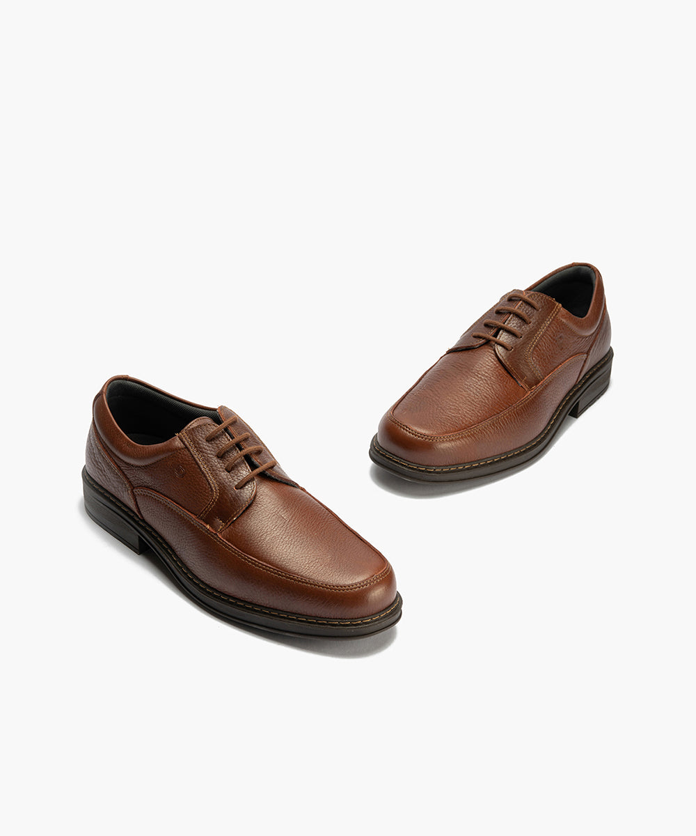 Zapato Blucher Hombre con Piel Bombeada Líbano