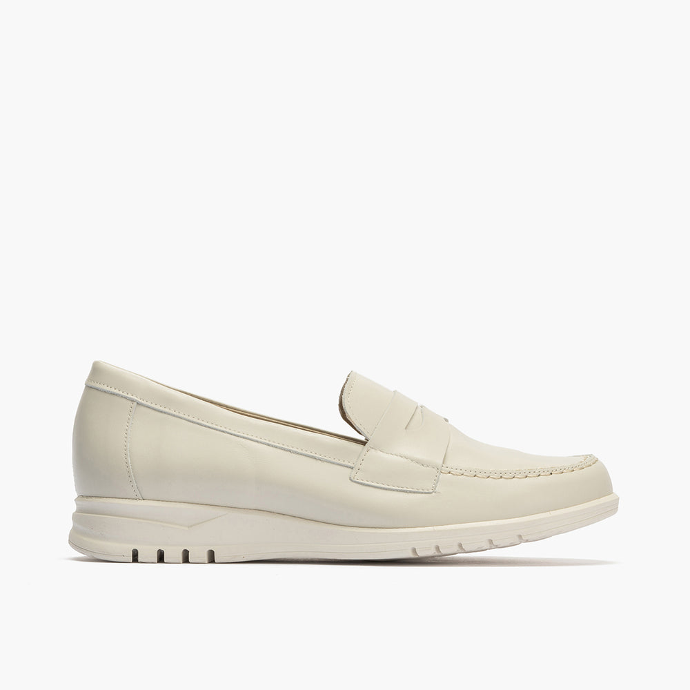 Mocasines con antifaz mujer en piel napa GLACIAL