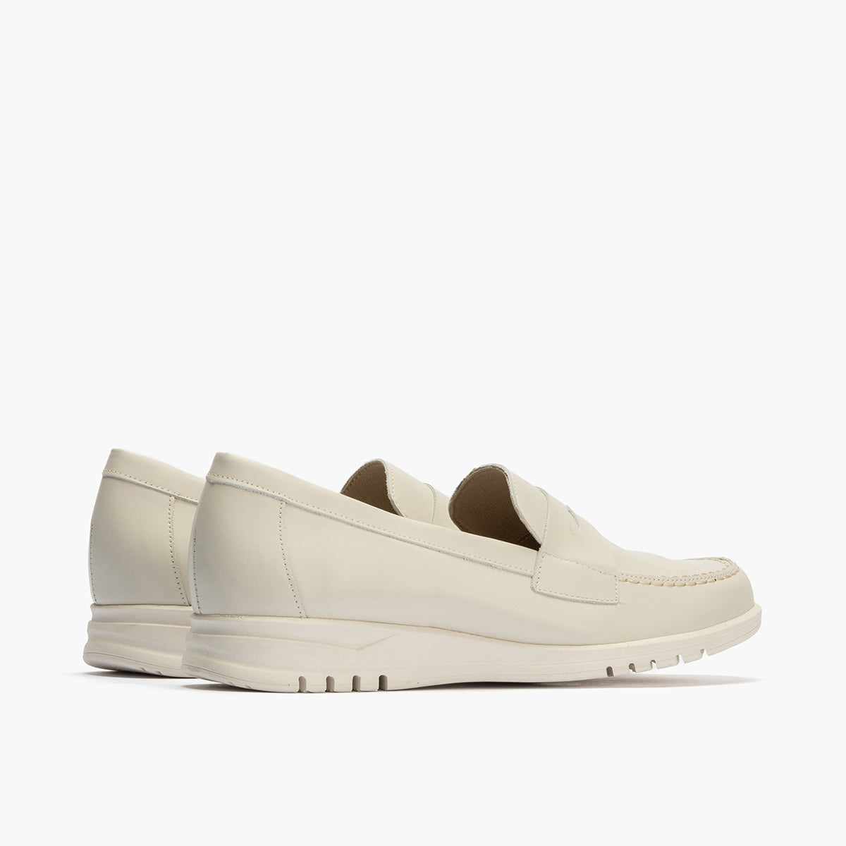 Mocasines con antifaz mujer en piel napa GLACIAL