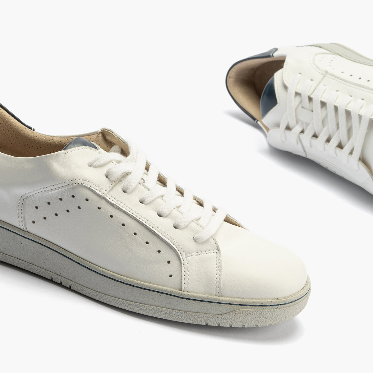 Deportivo para hombre en piel napa Blanco