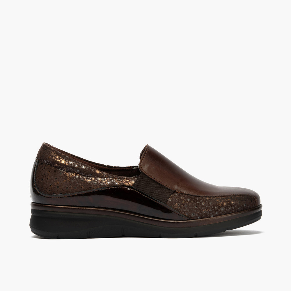 Manoletina Gucci Elásticos de mujer color marron