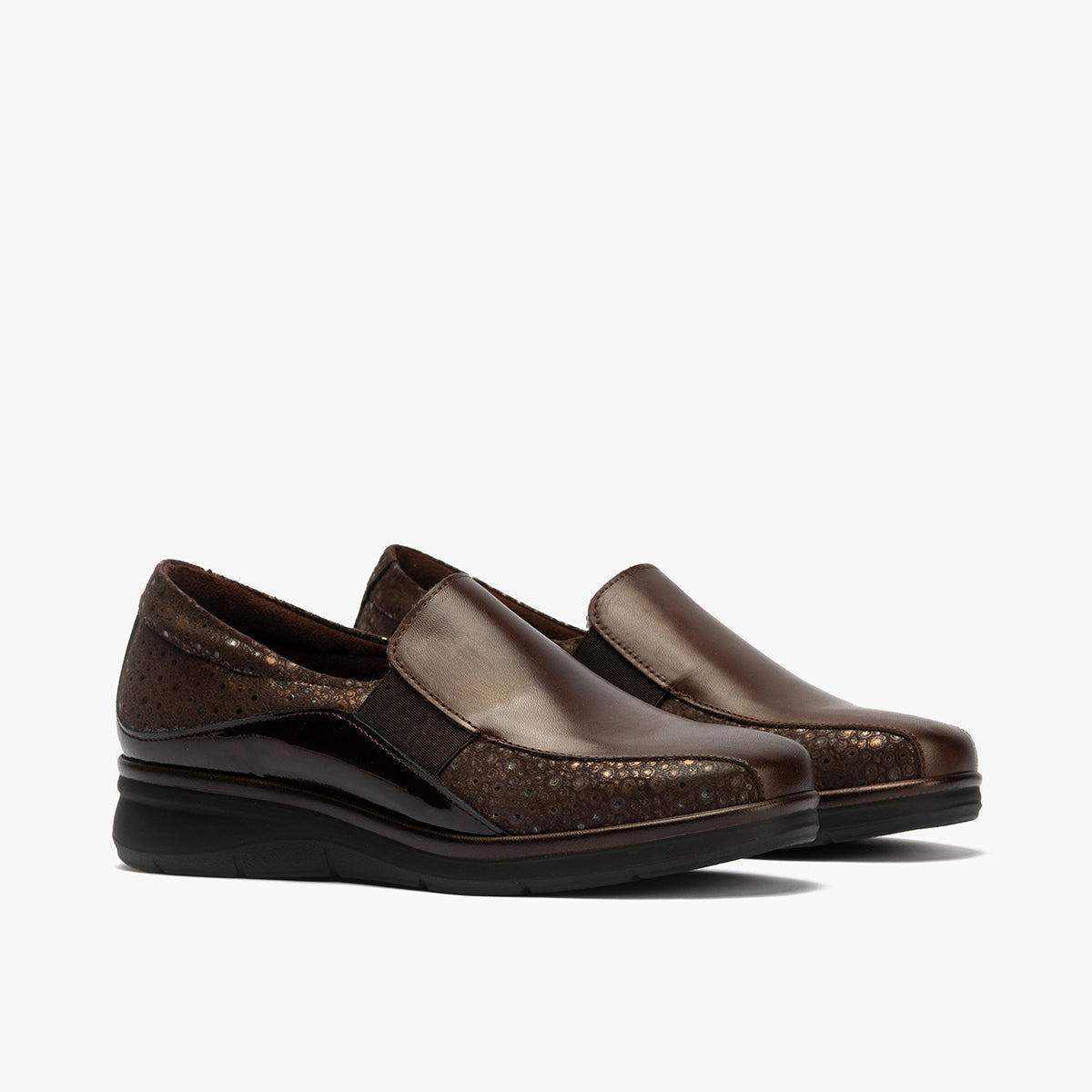 Manoletina Gucci Elásticos de mujer color marron