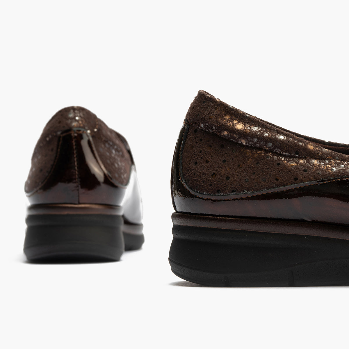 Manoletina Gucci Elásticos de mujer color marron
