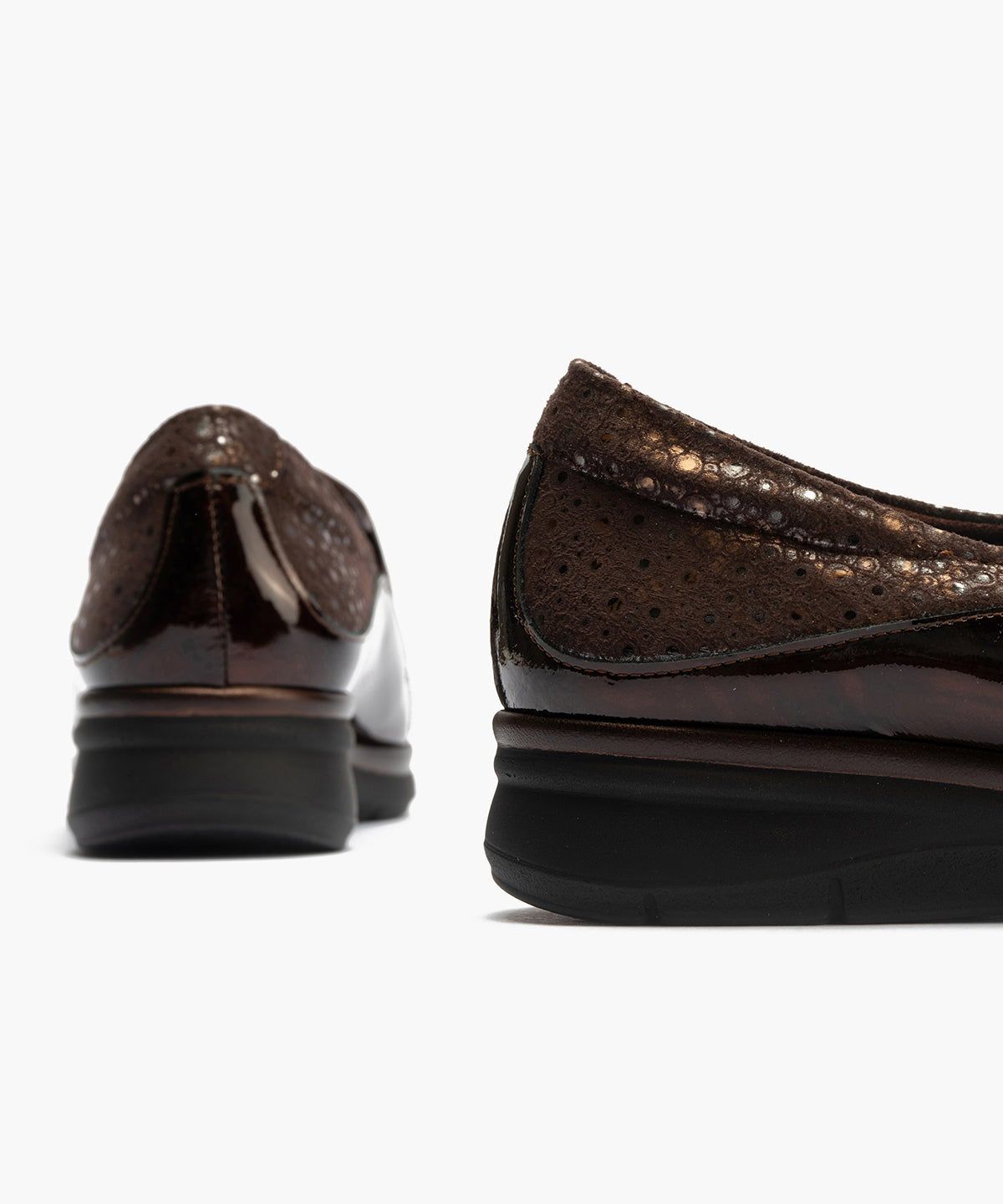 Manoletina Gucci Elásticos de mujer color marron