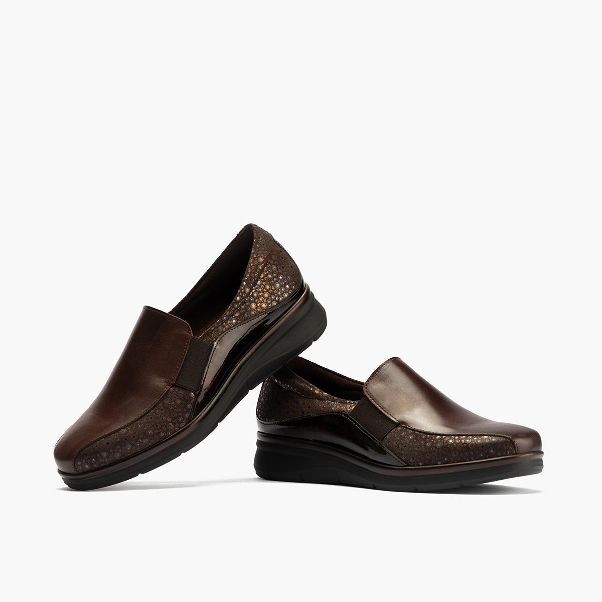 Manoletina Gucci Elásticos de mujer color marron