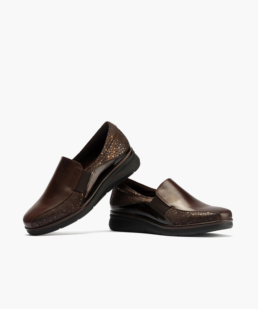 Manoletina Gucci Elásticos de mujer color marron