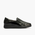 Manoletina Gucci Elásticos de mujer color negro