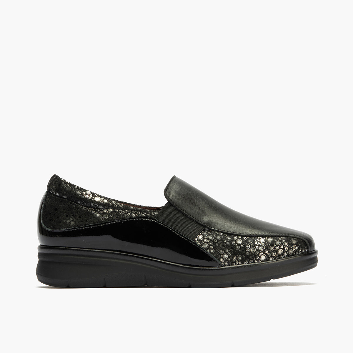 Manoletina Gucci Elásticos de mujer color negro