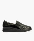 Manoletina Gucci Elásticos de mujer color negro