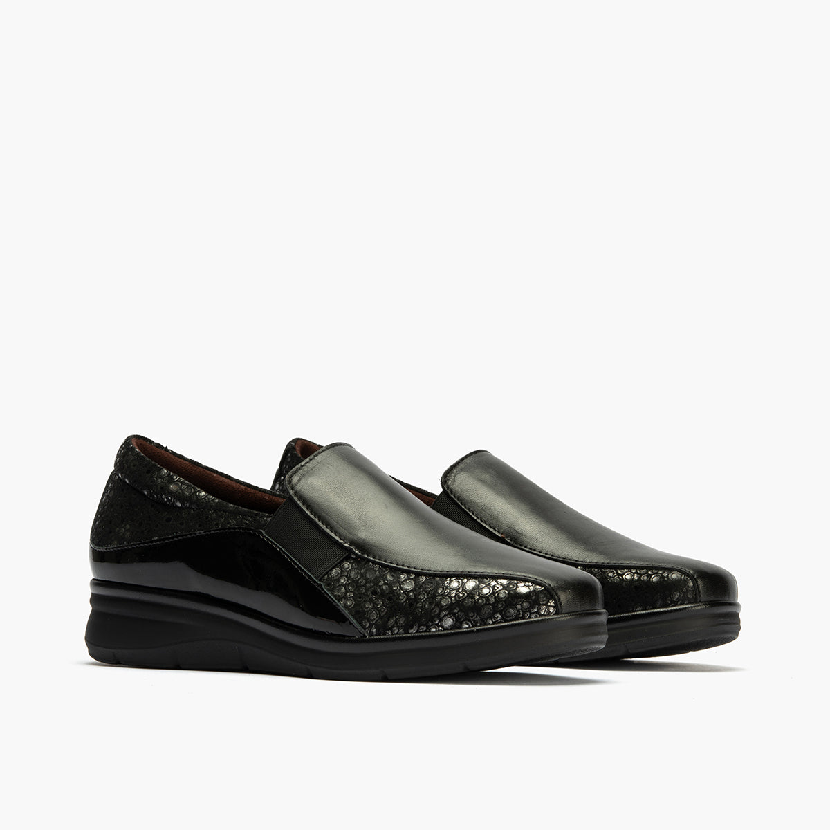 Manoletina Gucci Elásticos de mujer color negro