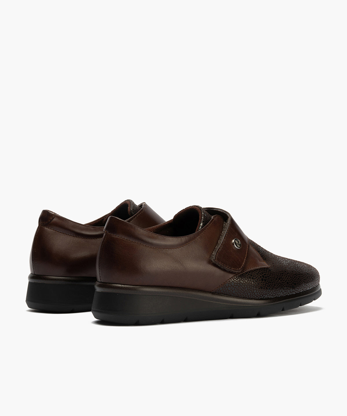 Blucher Correa con Lycra de mujer color marron