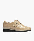 Blucher Correa en Coco de mujer color piedra