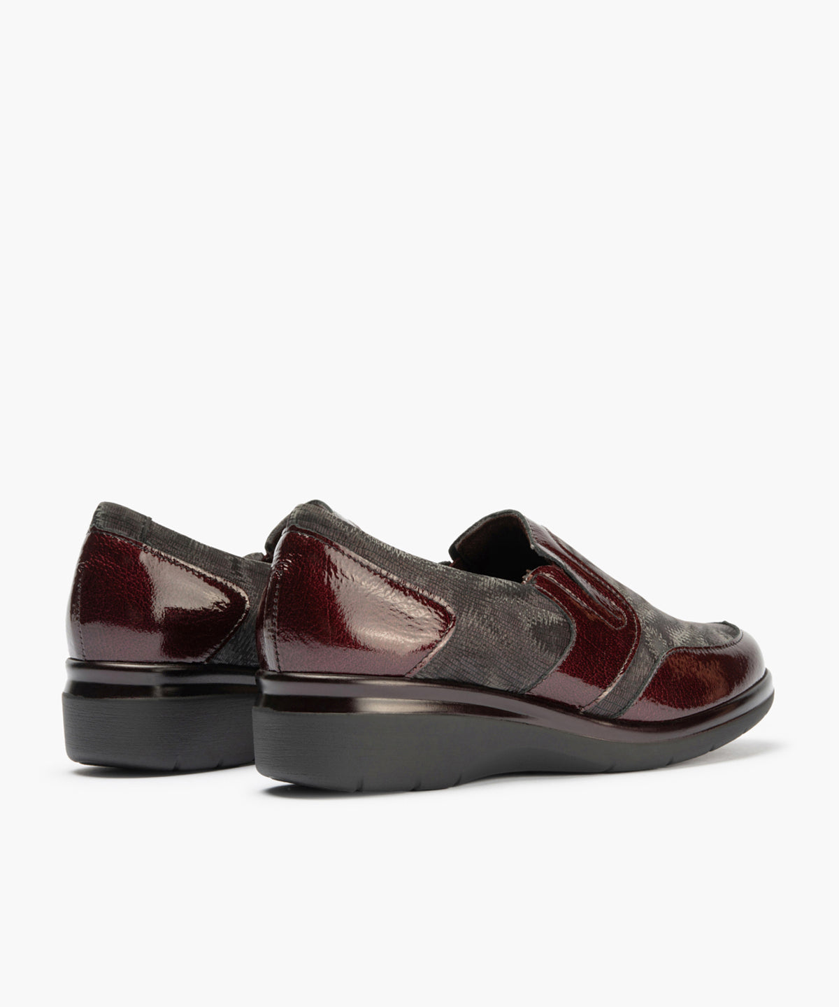 Manoletina Lycra de mujer color burdeos