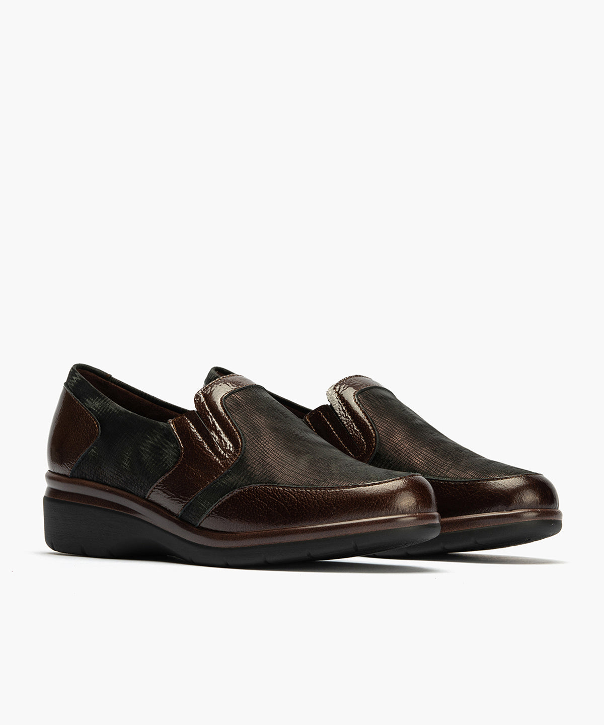 Manoletina Lycra de mujer color marron