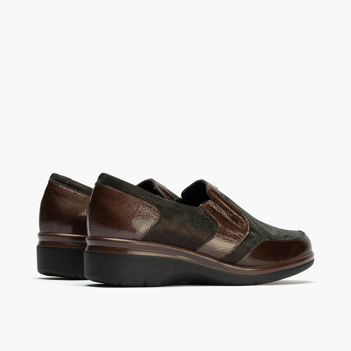 Manoletina Lycra de mujer color marron