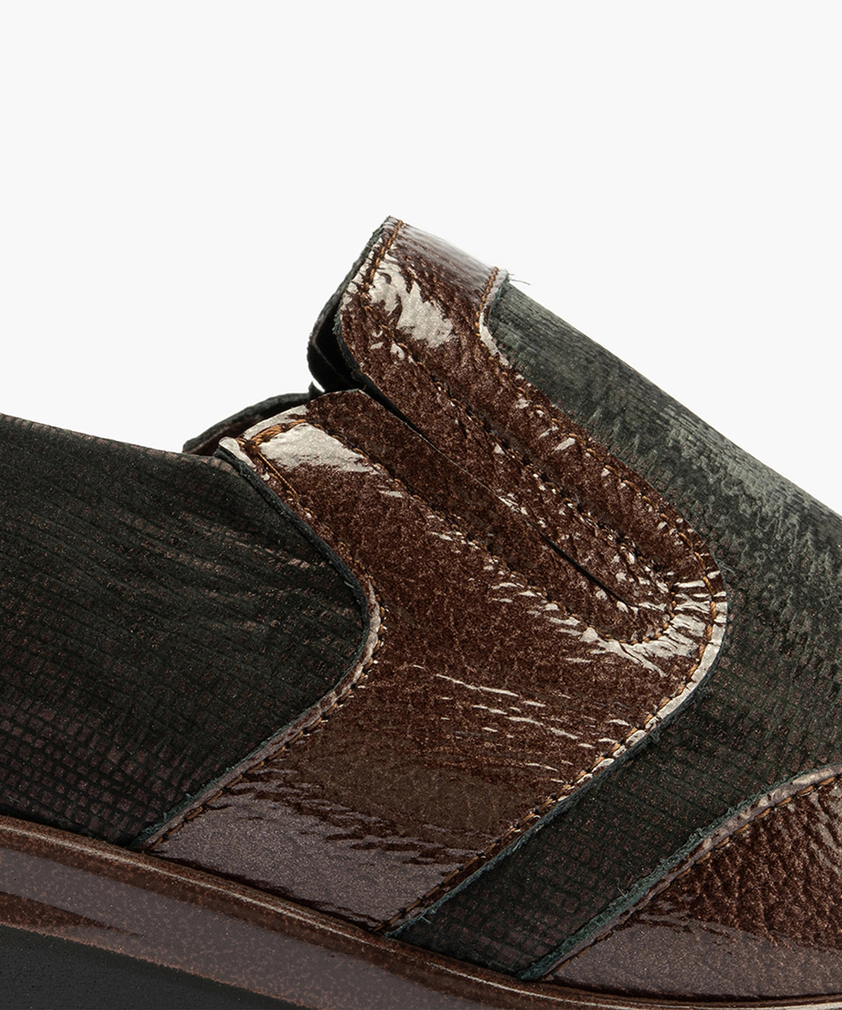 Manoletina Lycra de mujer color marron